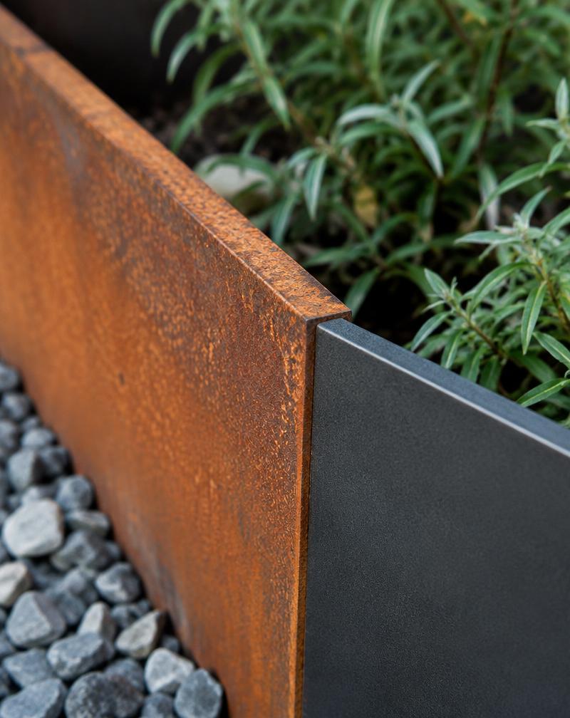 Metall als Material im Garten- und Landschaftsbau